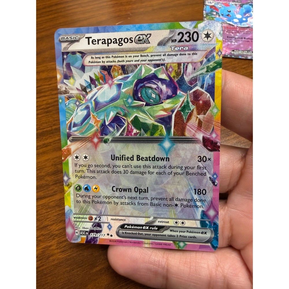 Pokemon TCG ASC ex Set Terapagos 170/217 Koraidon 121/217 Azumarill 084 - Picture 2 of 7